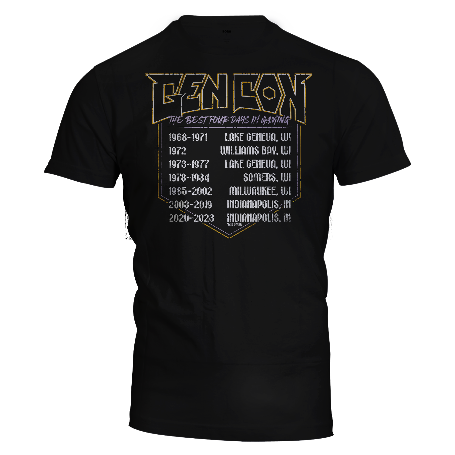 Gen Con Griffin World Tour 2023 T-Shirt | Rollacrit