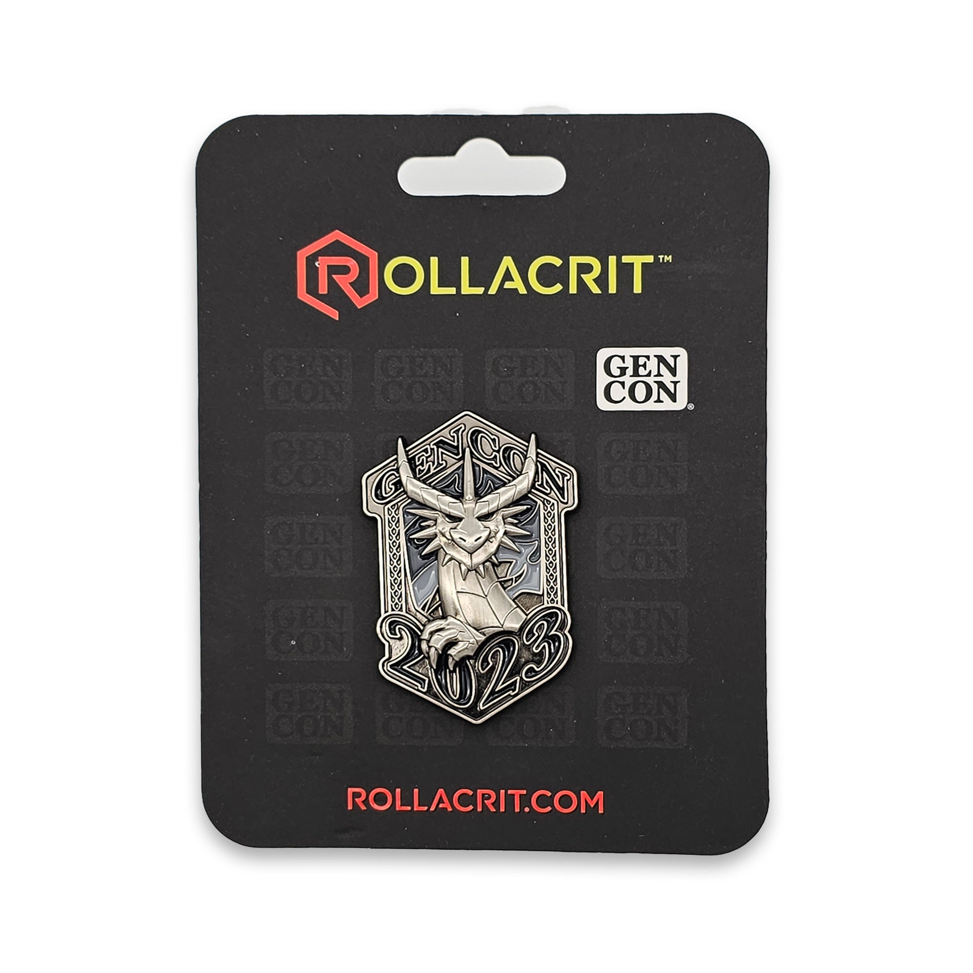 Gen Con 2023 Genevieve Pin | Rollacrit