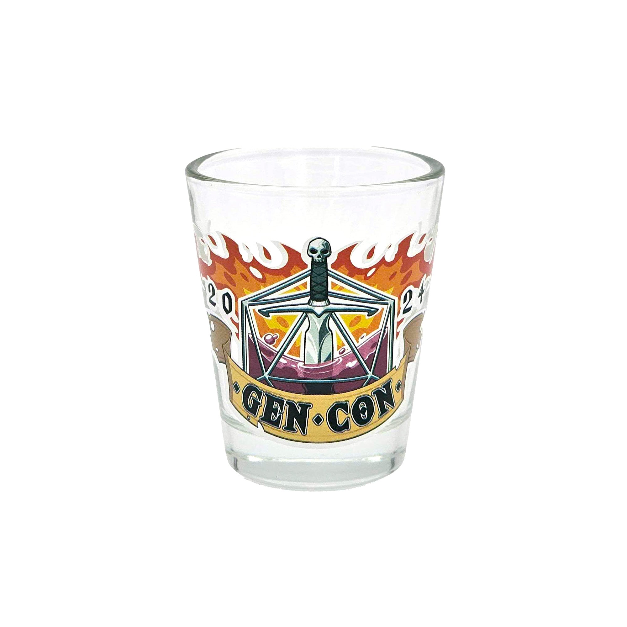 Gen Con 2024 Damage World Tour Collectible Shot Glass | Rollacrit