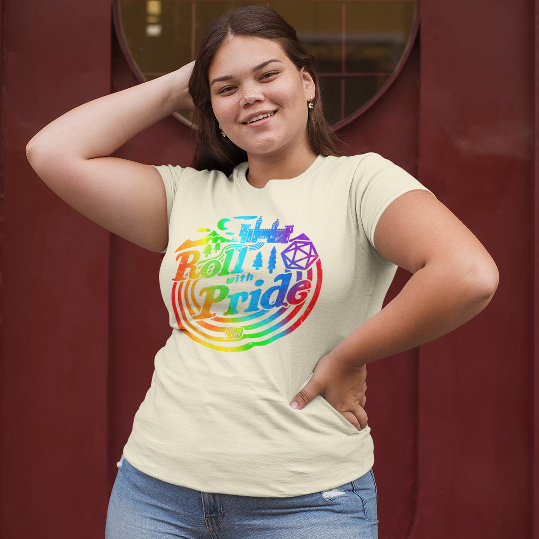 Gen Con 2024 Roll With Pride T-Shirt | Rollacrit