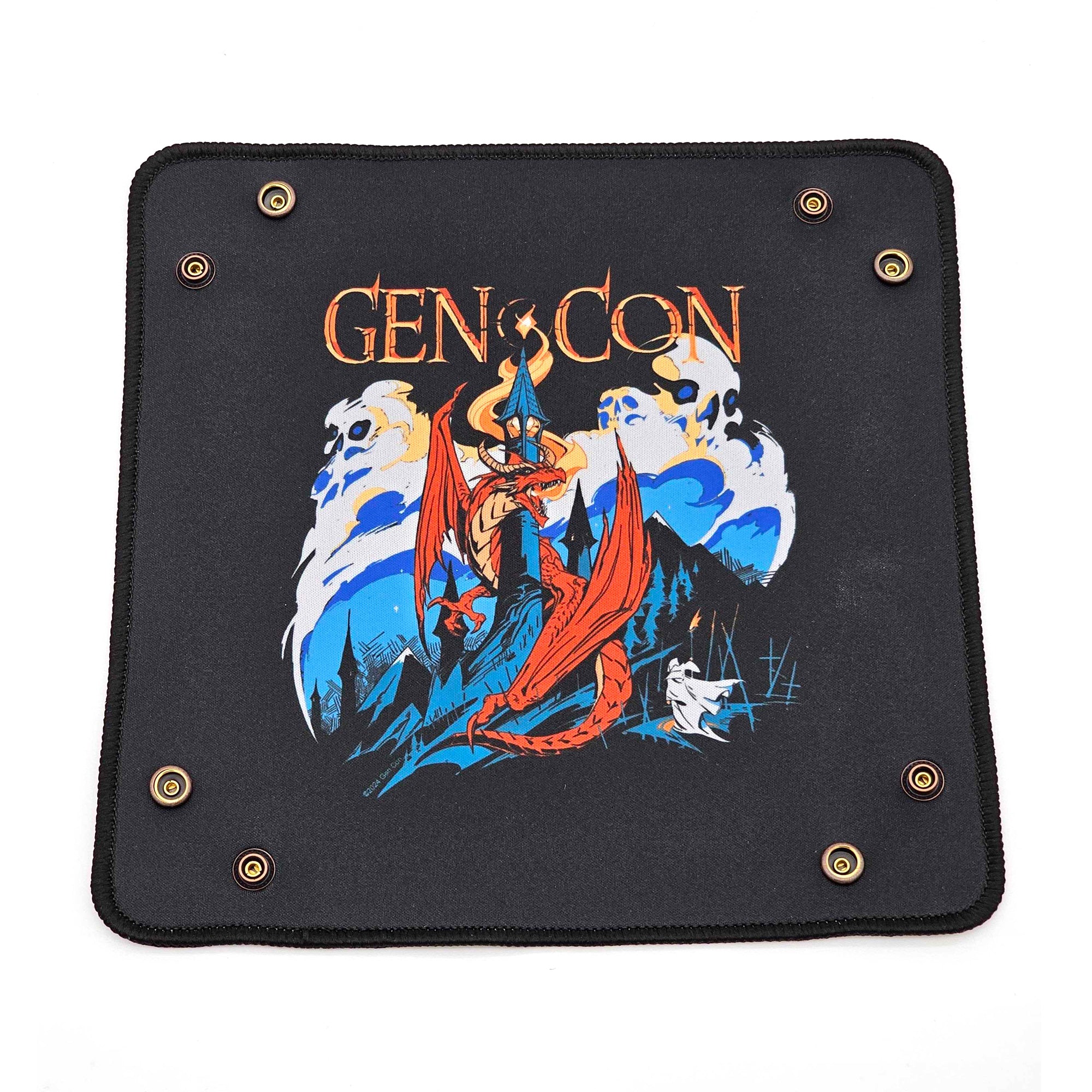 Gen Con Dragon Watch Portable Snap Dice Tray Mouse Pad | Rollacrit