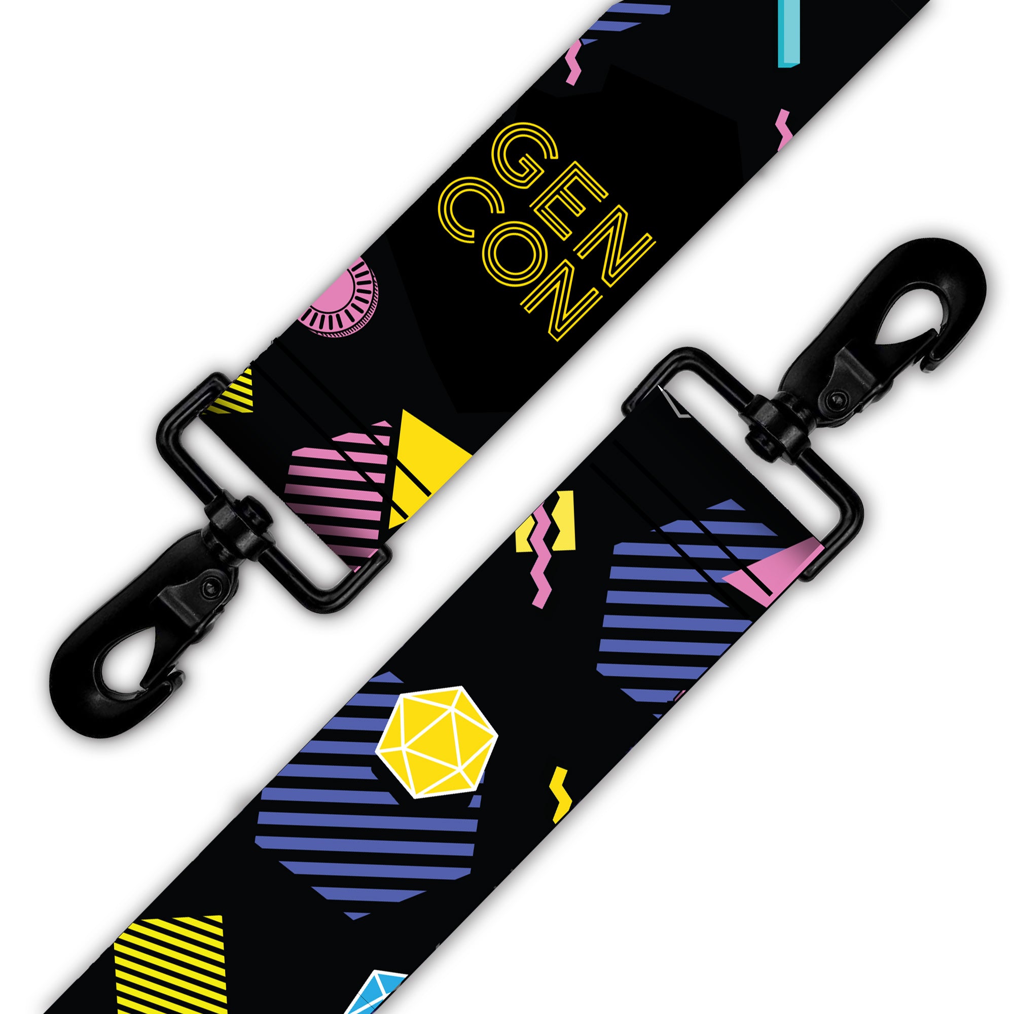 Gen Con Neon Arcade Vibes Bag Strap | Rollacrit