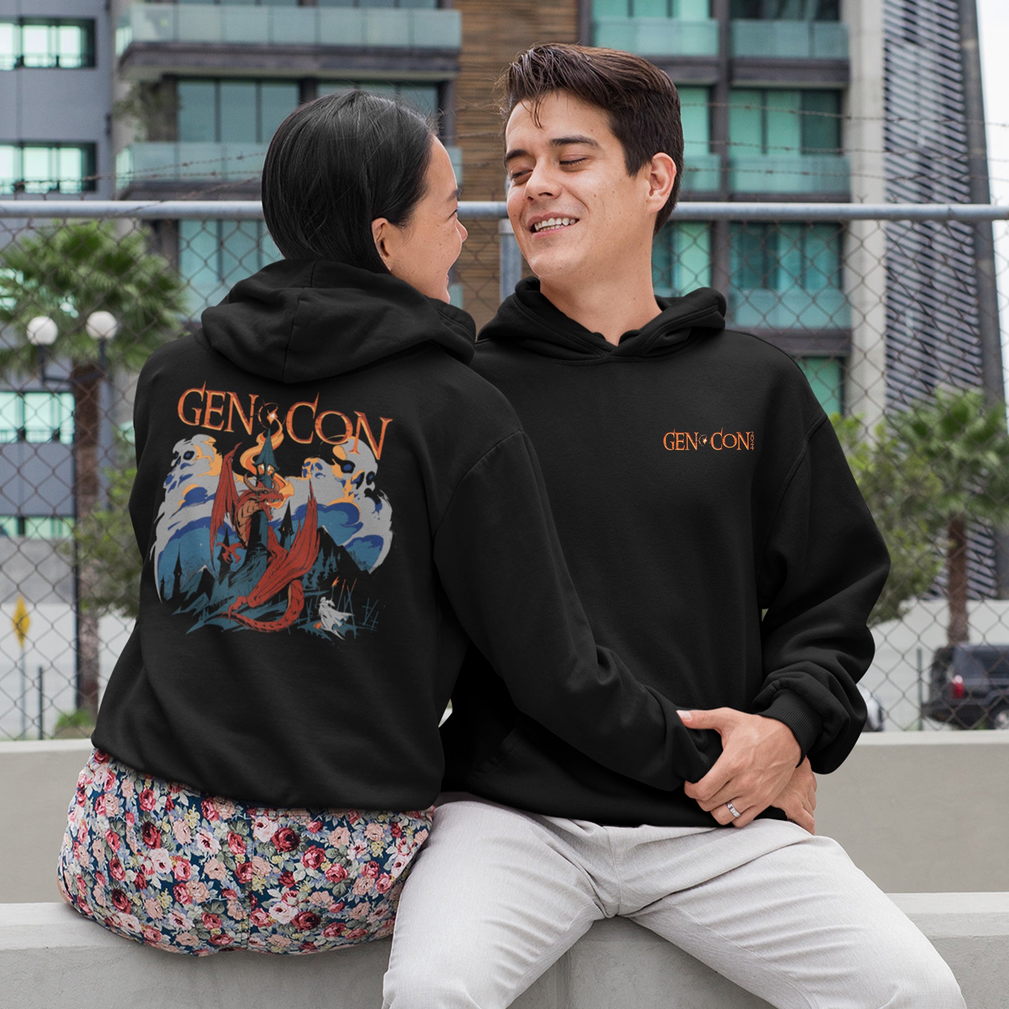 Gen Con Genevieve 2024 Dragon Watch Tower Hoodie | Rollacrit