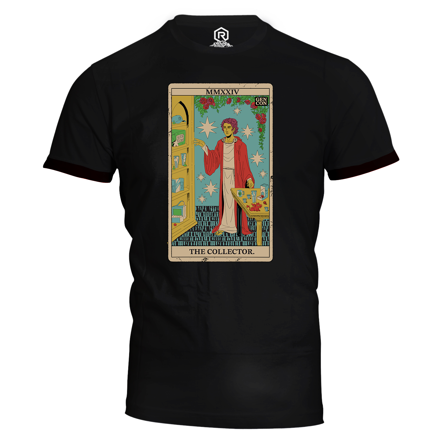 Gen Con The Collector Tarot Card T-Shirt | Rollacrit