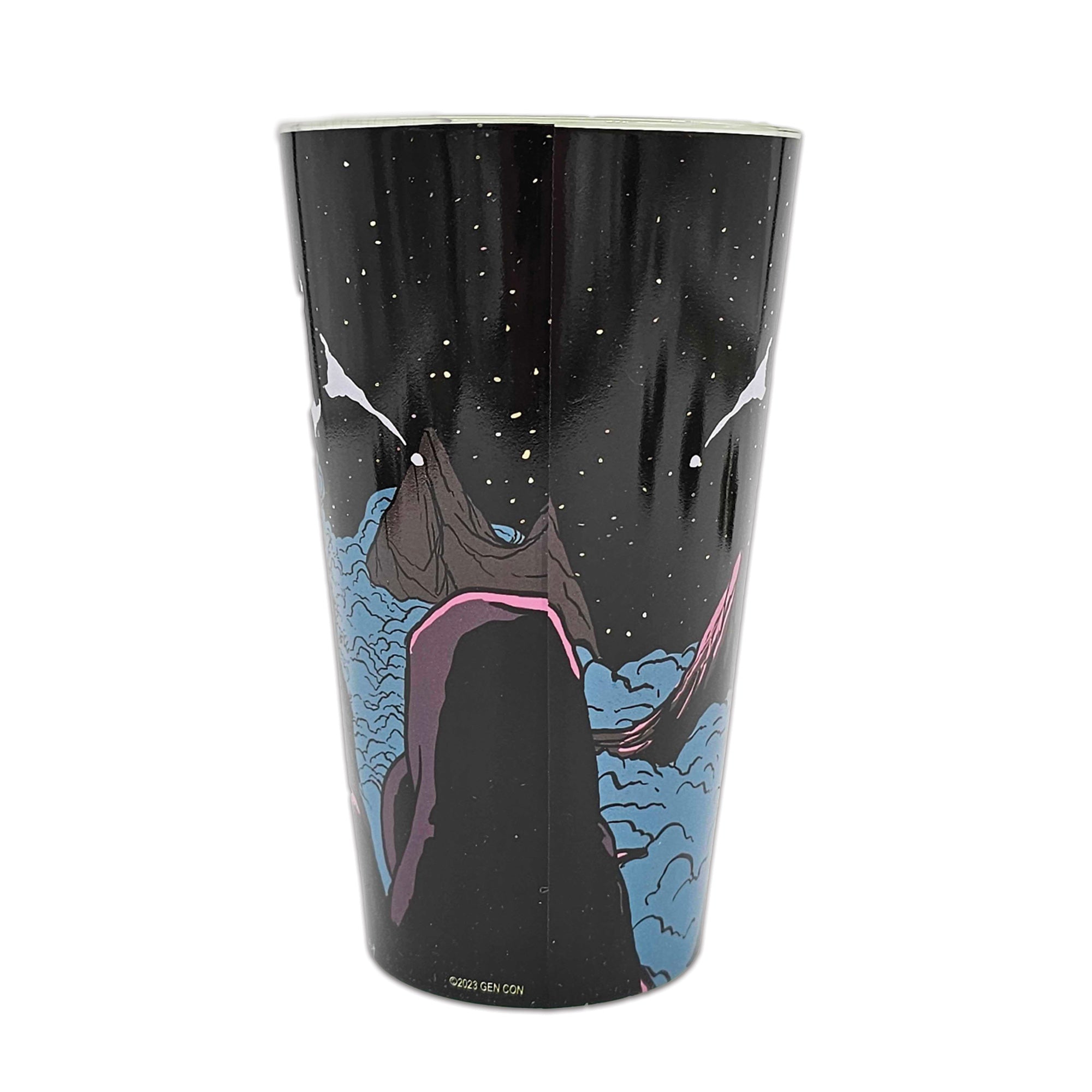 Gen Con 2023 Genevieve Pint Glass | Rollacrit