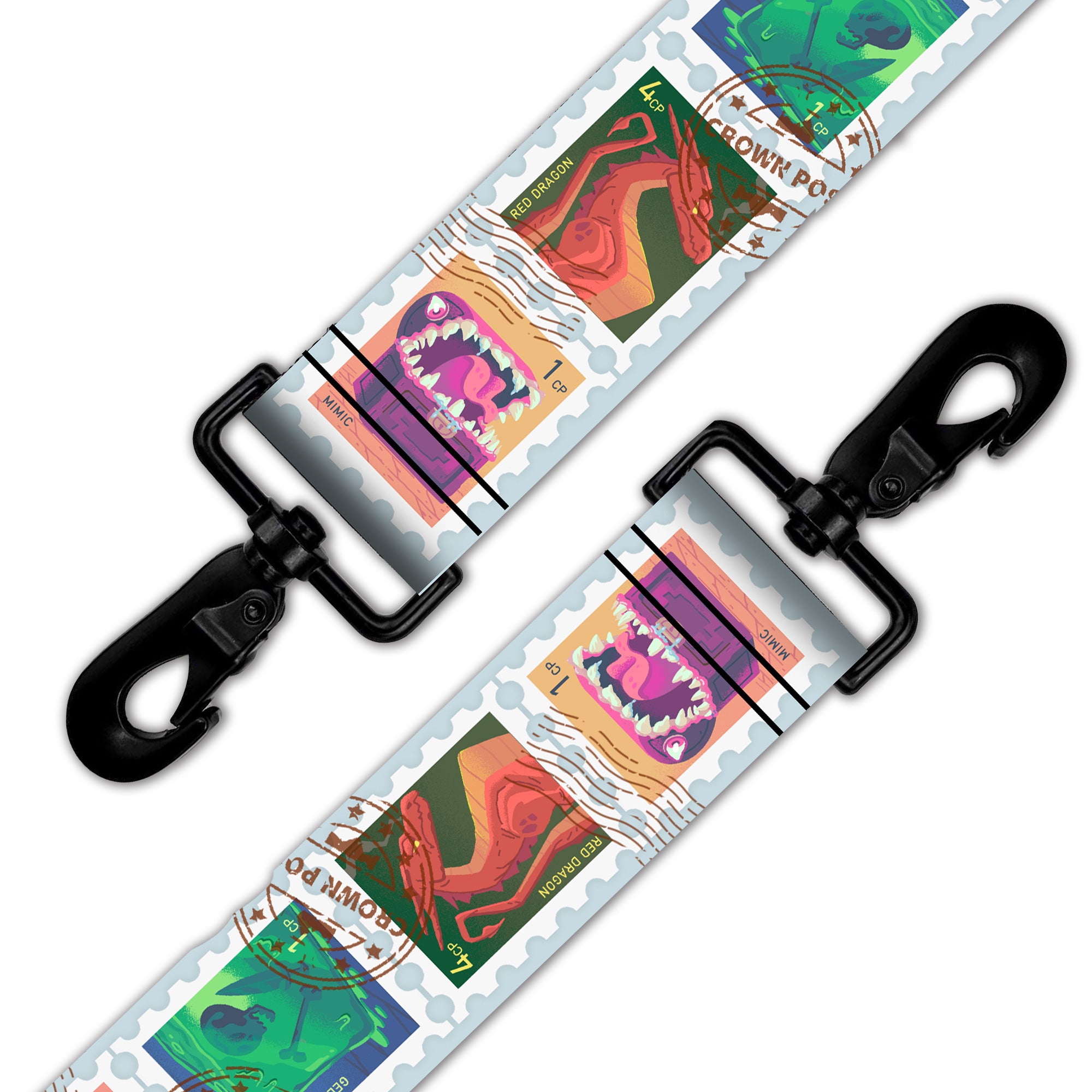 Monster Stamp 55-inch Tabletop Gaming Bag Strap | Rollacrit