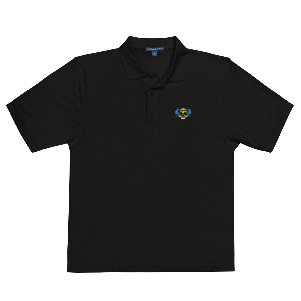 Gen Con Lich Skull Embroidered Polo | Rollacrit