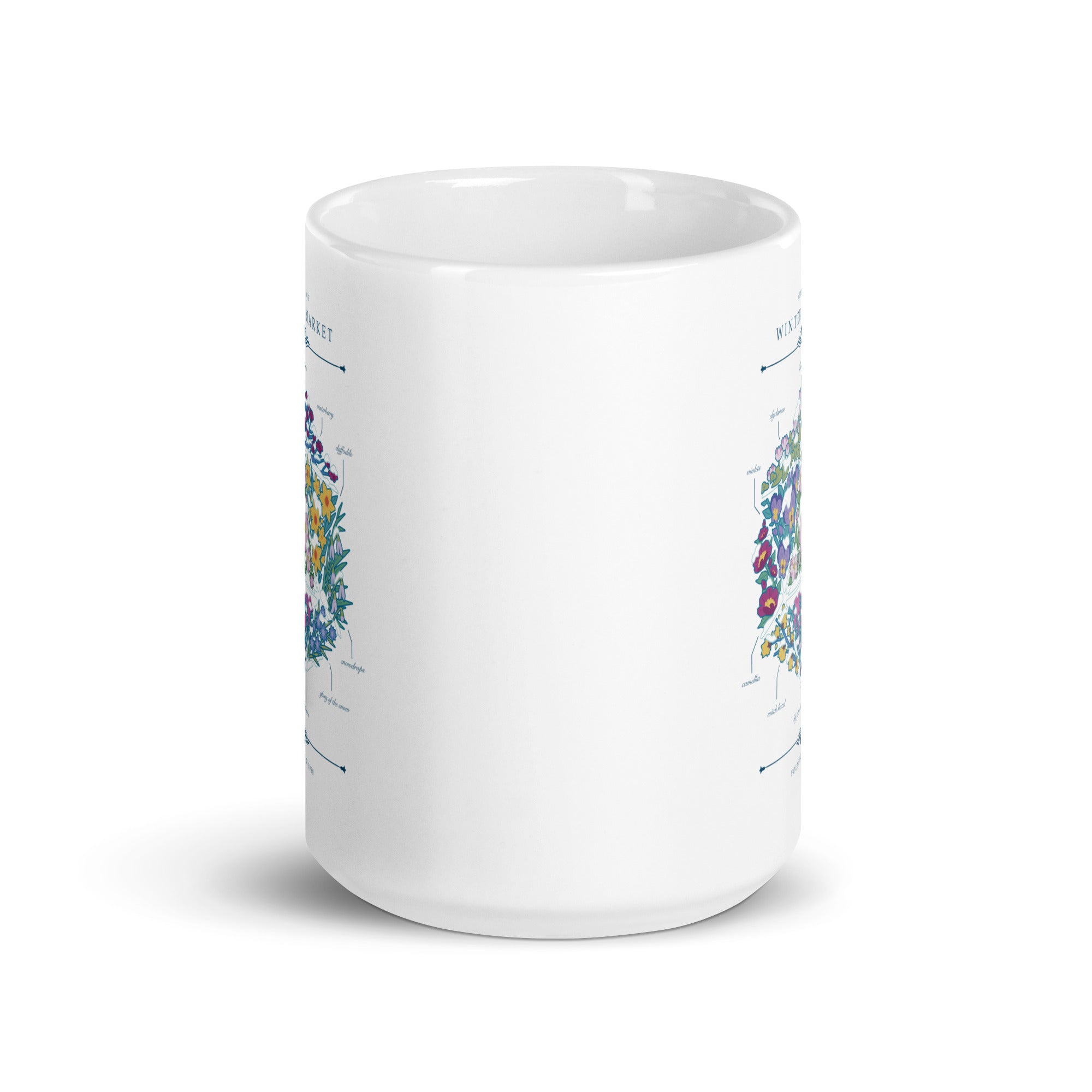 Gen Con Winter Floral d20 Mug | Rollacrit