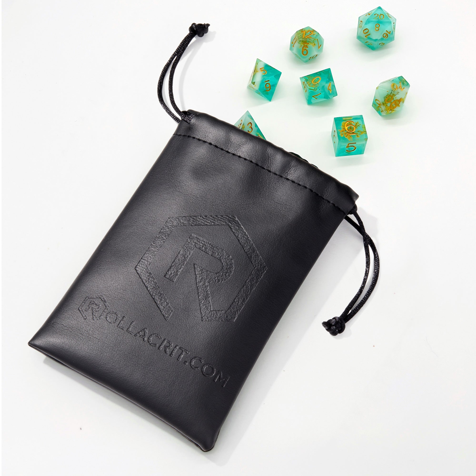 Bishop's Weed Sharp Edge Resin 7pc Dice Set | Rollacrit