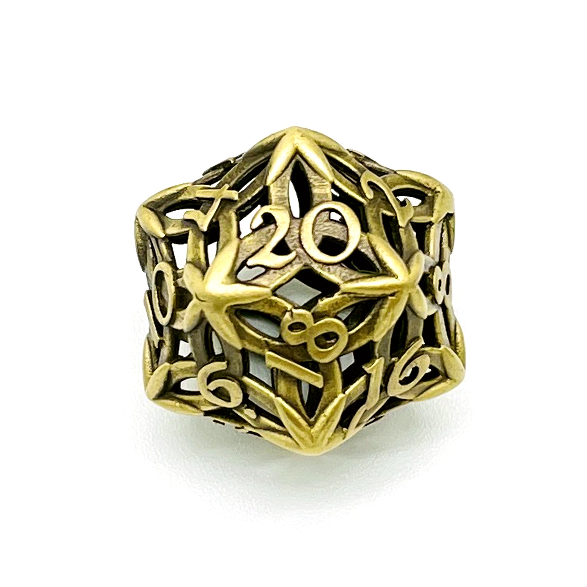 Celtic Knot Gold Metal 7pc Dice Set | Rollacrit