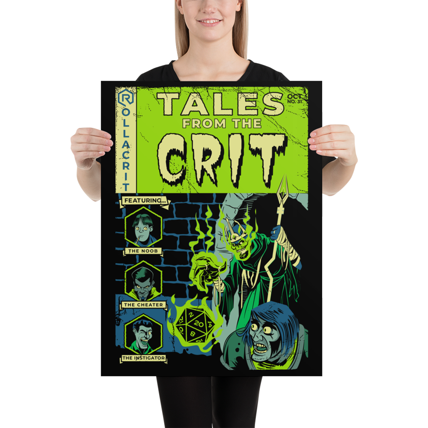 Tales From the Crit Poster | Rollacrit