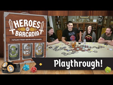 Heroes of Barcadia Party Pack Kickstarter Edition | Rollacrit