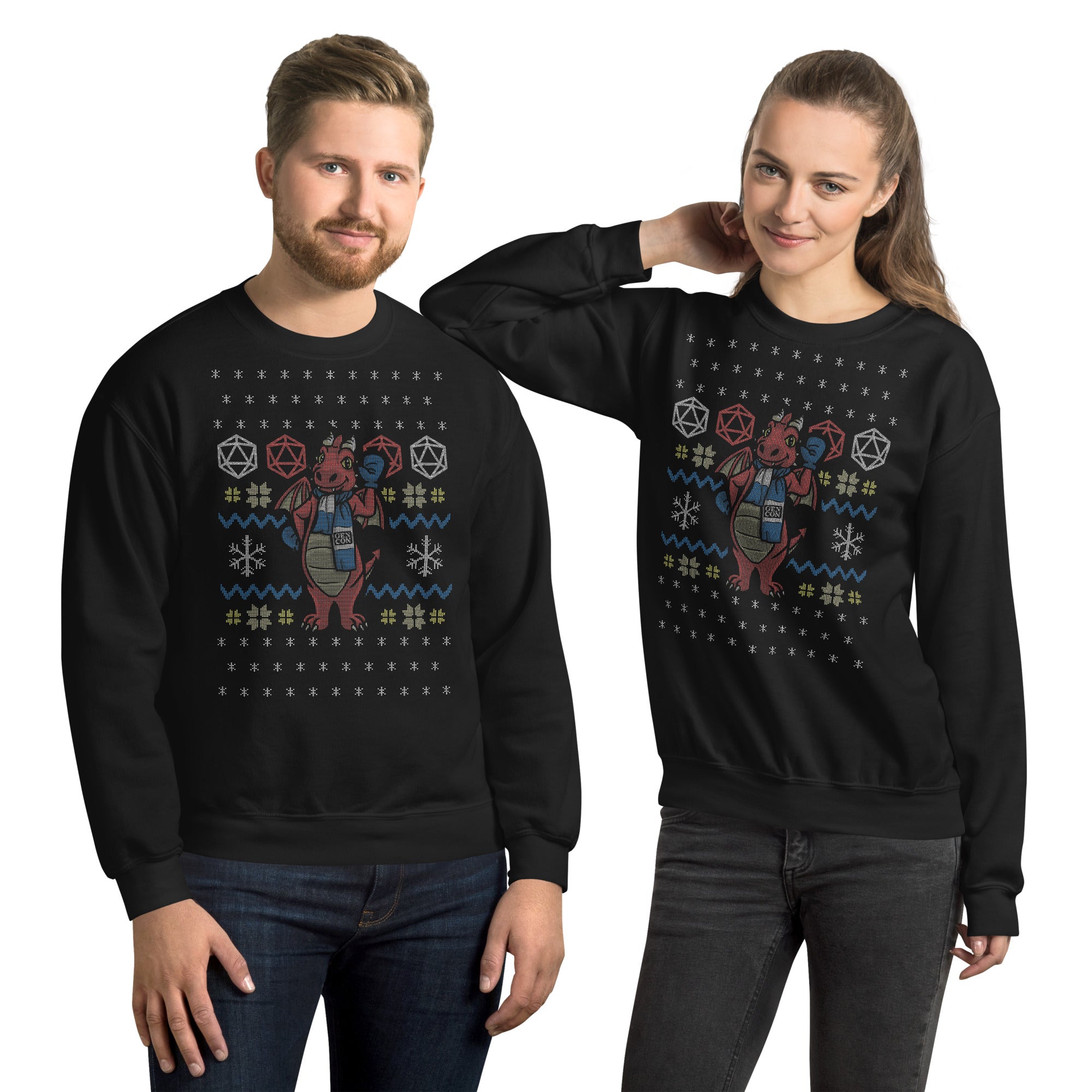 Gen Con Genevieve Holiday Sweatshirt | Rollacrit