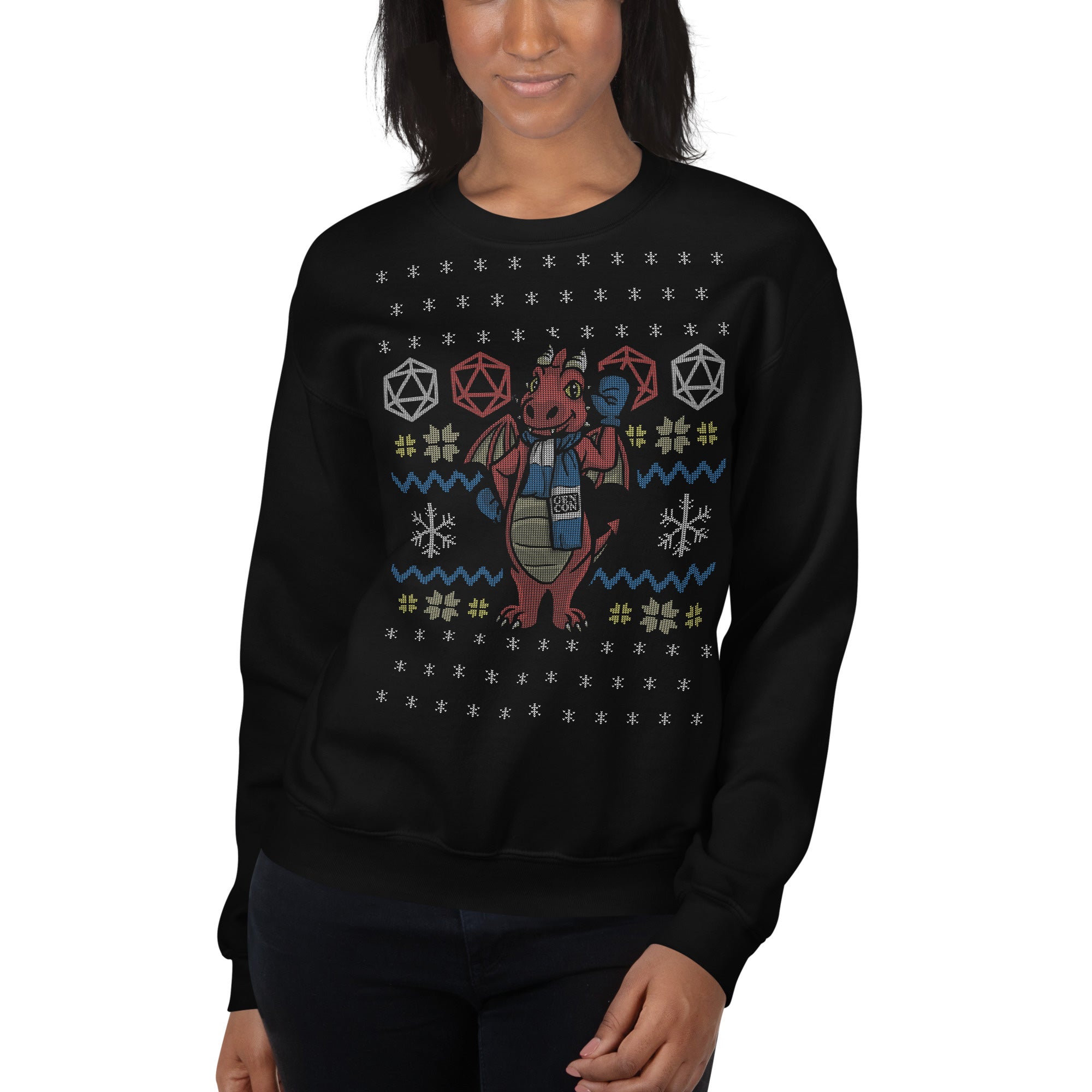 Gen Con Genevieve Holiday Sweatshirt | Rollacrit